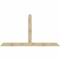 Ekena Millwork Portland Rough Sawn Timber Gable Bracket, Douglas Fir, 108"W x 58"H x 6"D x 6"F, 13/12 Pitch GBW108X58X0606POR00RDF - alternate 1